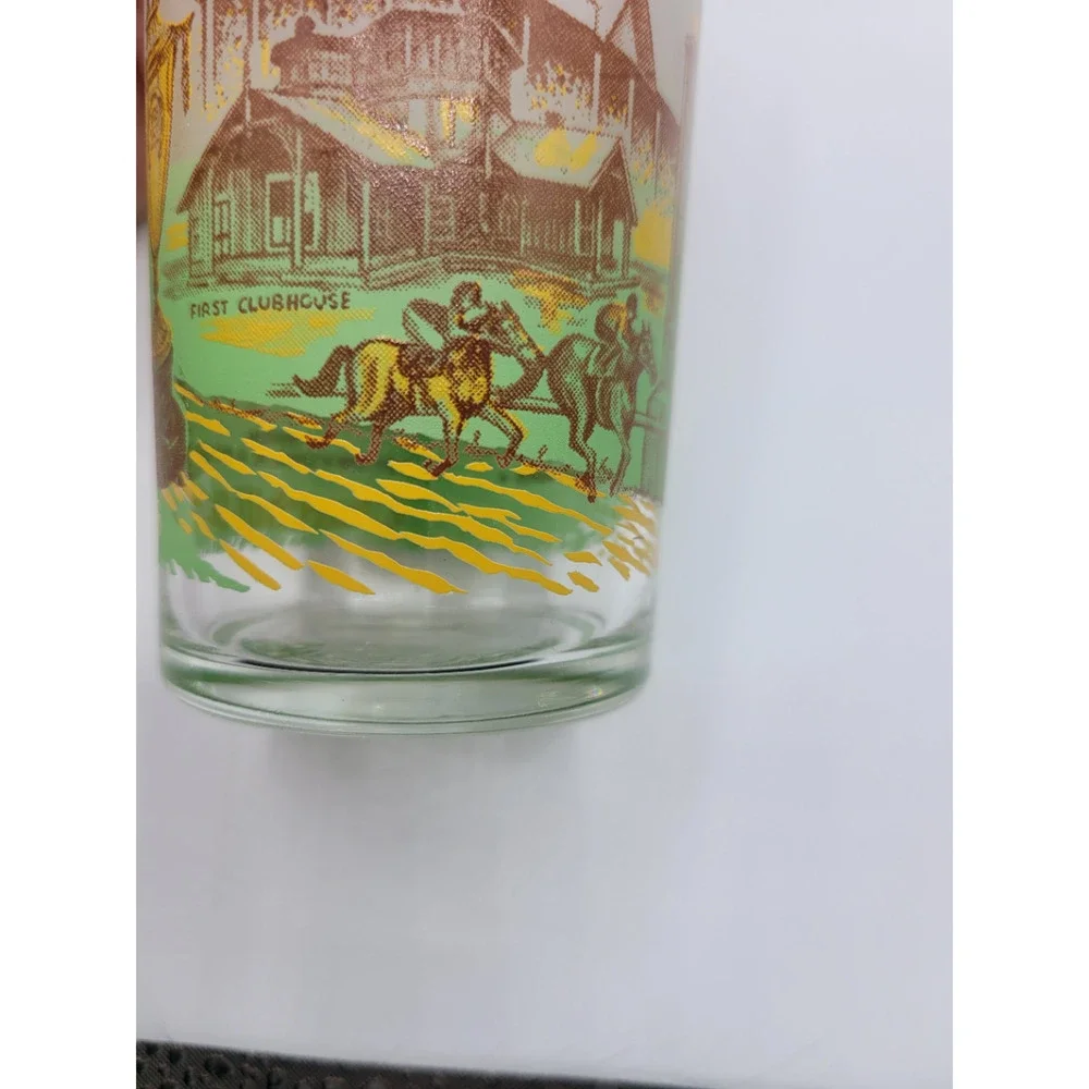 Vintage Davy Crockett Indian Fighter / Hero of Alamo‎ Drinking Glass